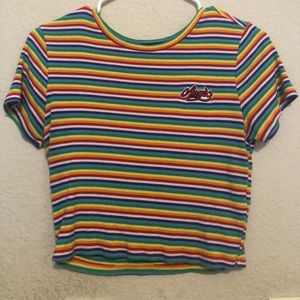 Angel Multi-colored crop top